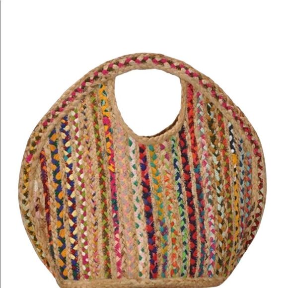 Antik Kraft Summer Straw Ruhi Tote Bag - Picture 2 of 4